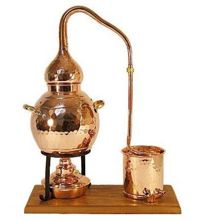 „CopperGarden®“ Destillieranlage 2L Alembik Tischdestille - Click Image to Close